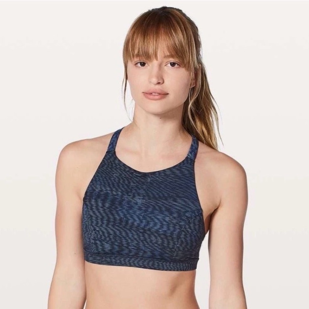 Lululemon High Neck Slide With Me Sports Bra